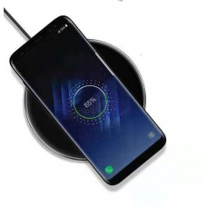 poebyw Wireless Charger 15W Max Fast Wireless Charging Pad Compatible with iPhone 16/16 Plus/16 Pro Max /15/14/13/SE/12 Series, Samsung Galaxy S24/S23/S22 Series (No AC Adapter), Black