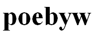 poebyw